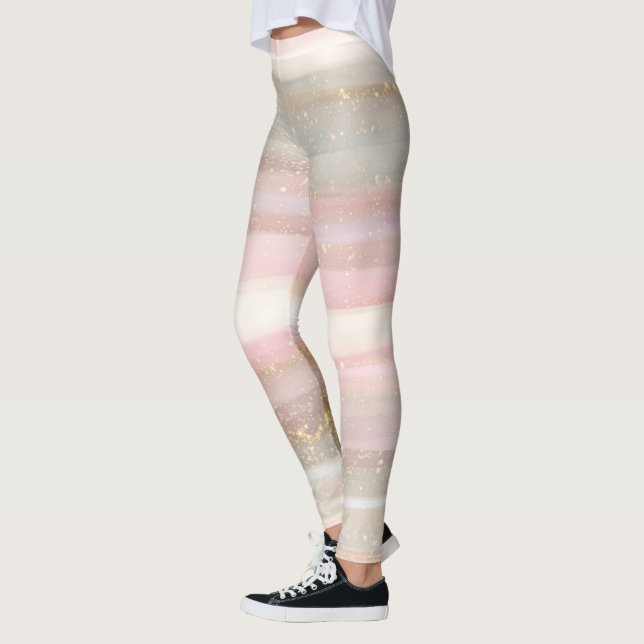 Glittery Stripes Leggings (Gauche)