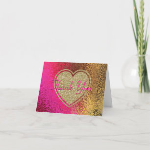 Glitz Merci rose et or