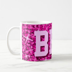 Glitz Pink print tasse 'BFF!'