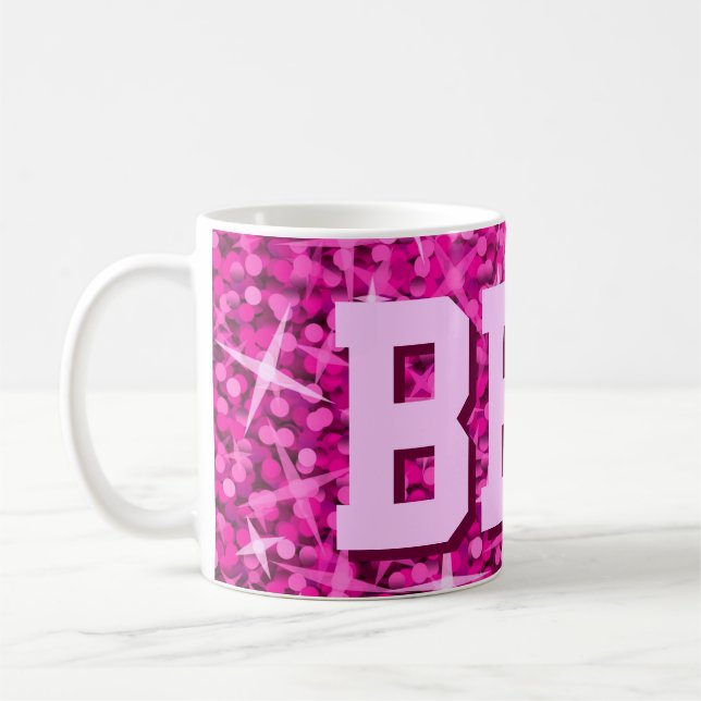 Glitz Pink print tasse 'BFF!' (Gauche)