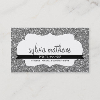 GLITZY CARTE DE VISITE brillant parties scintillan