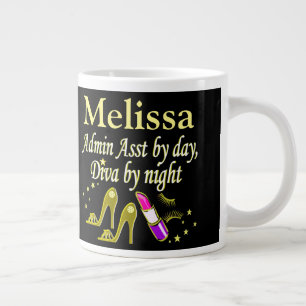 GLITZY GOLD ADMIN ASST PERSONNALISÉ MUG