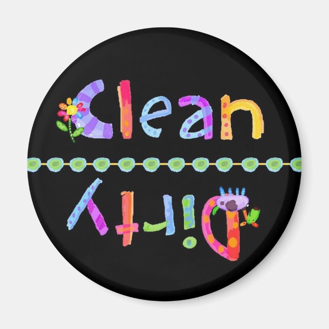 Glo Kids Clean Lave-vaisselle Magnet (Devant)