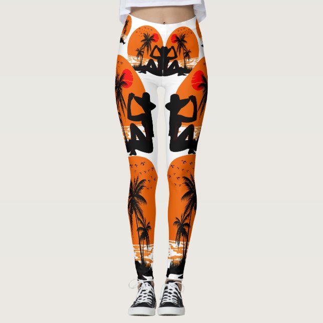 Global Tourism  Day Leggings (Devant)