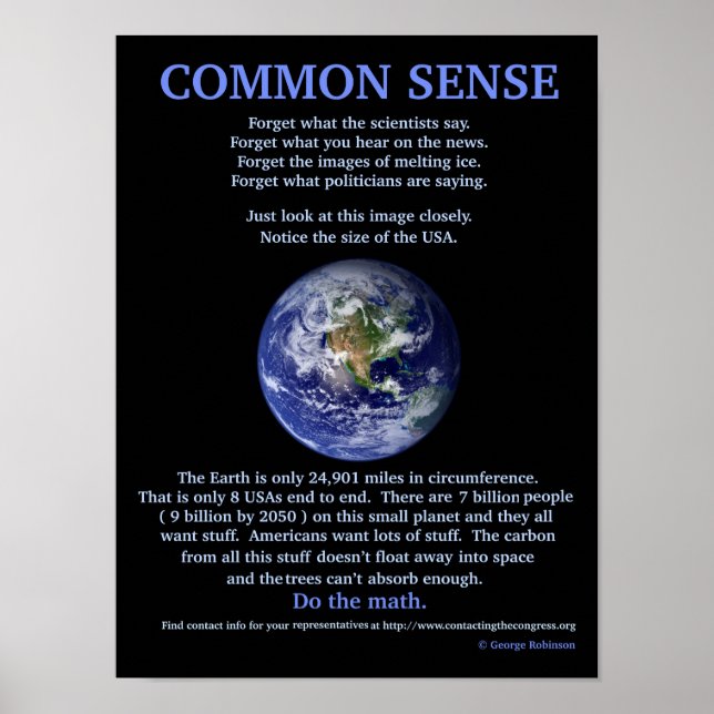 Global Warming 16" x 12", Value Poster Paper (Devant)