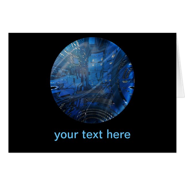 globe électronique (Devant horizontal)