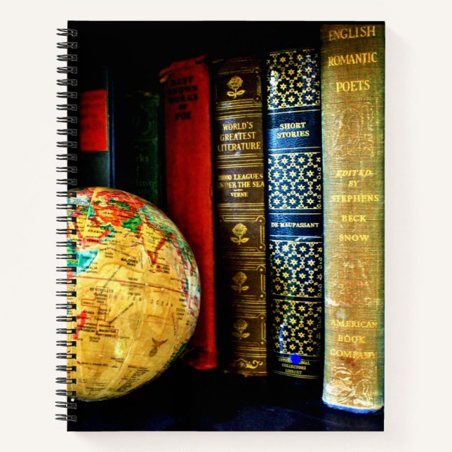 Globe et livres vintages (Devant)