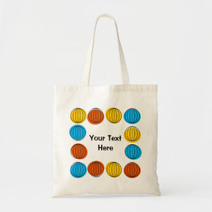 Globe Multi 'Text' 2 sided tote bag