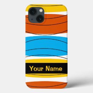 Globe Stripe 'Nom' iPad mini à peine là coque