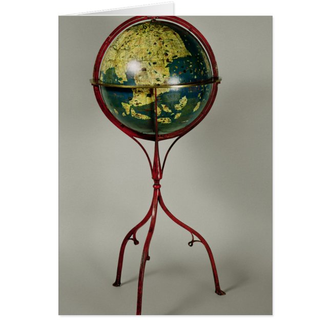 Globe terrestre, fait à Nuremberg en 1492 (Devant)