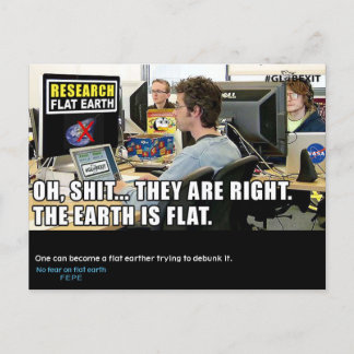 #GLOBEXIT CARTE RFE (Collection Flat Earth 2017)
