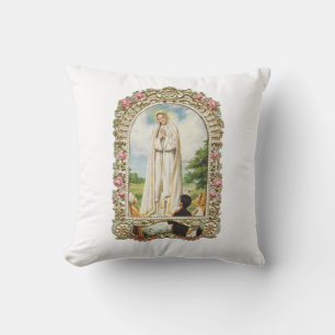 gloire à notre dame de fatima lancer oreiller