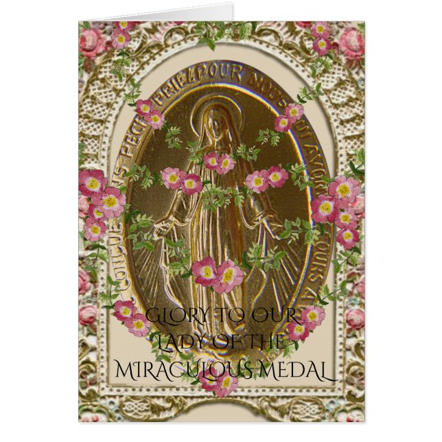 GLOIRE À NOTRE DAME DE LA MÉDAILLE MIRACULEUSE (Devant)