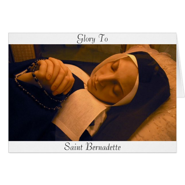 GLOIRE DE SAINT BERNADETTE (Devant horizontal)