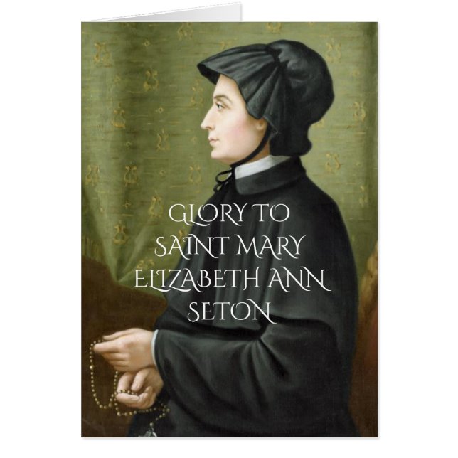 GLOIRE DE SAINT MARY ELIZABETH ANN SETON (Devant)