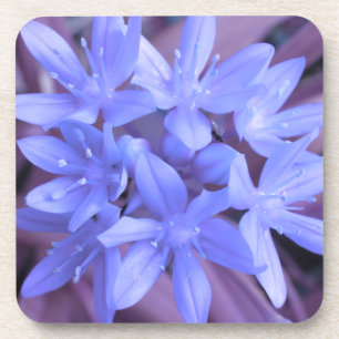 Gloire du Dessous de verre de liège bleu neige