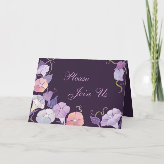 Gloire du matin : carte Faire-part de mariage (Devant)