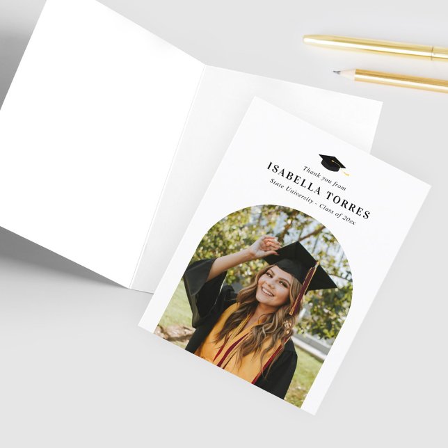 Glorieux Peak Graduation Carte de remerciements (Créateur téléchargé)