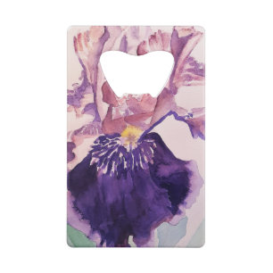 Glorioues Purple Iris Aquarelle Peinture