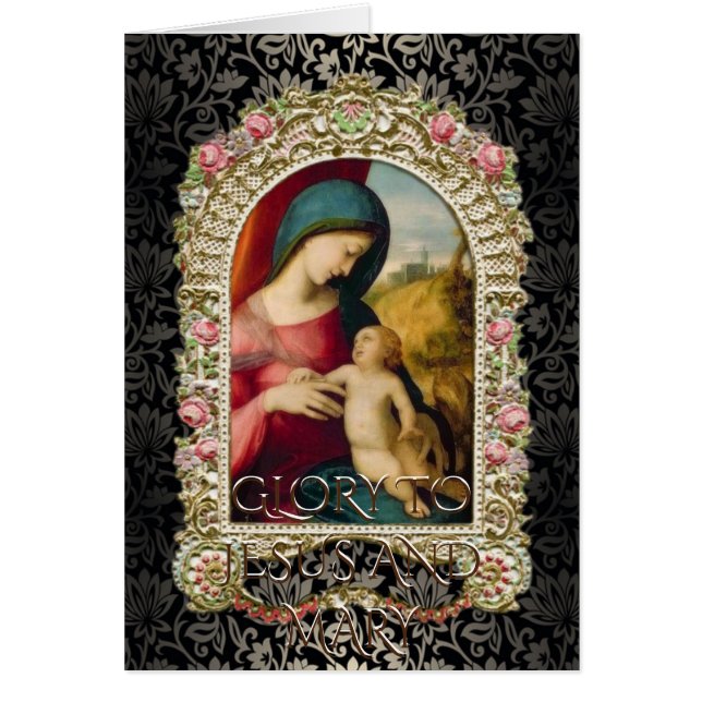 GLORY TO JESUS AND MARY (Devant)