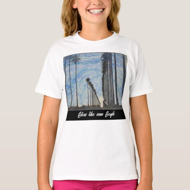 Glow Like van Gogh T-Shirt (Devant)
