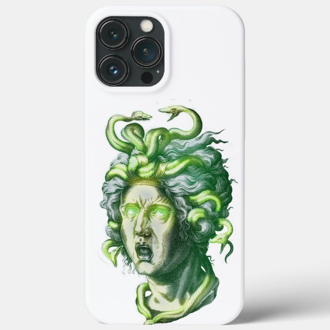 Glow Medusa Head iPhone 13 Pro Max Coques (Verso)