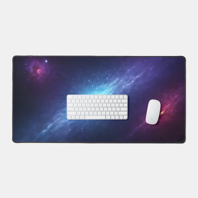Glowing Blue Supernova Deep Space Nebula (Clavier et souris)