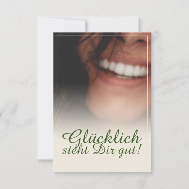 Glücklich steht Dir intestin ! (Devant)