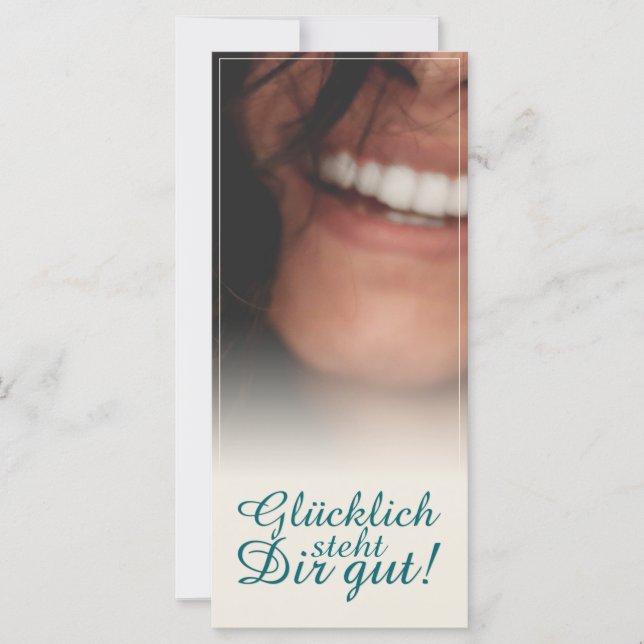 Glücklich steht Dir intestin ! (Devant)