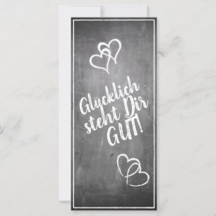 Glücklich steht Dir intestin ! - im Kreidetafelsti