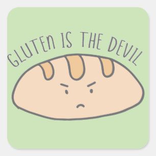 Gluten drôle est le Stickers Diable