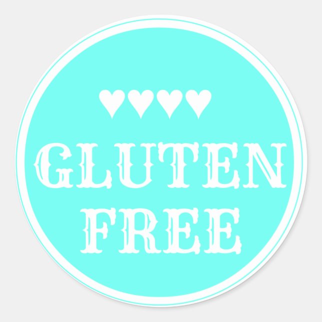 Gluten Free sticker (Devant)