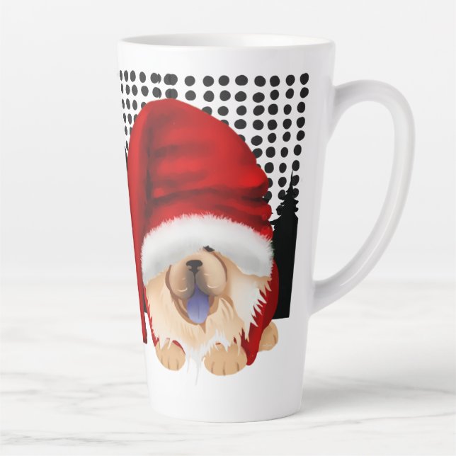 GNOME 4 LES CHOWLIDATS - CHOW ROUGE - Latte Mug (Droite)