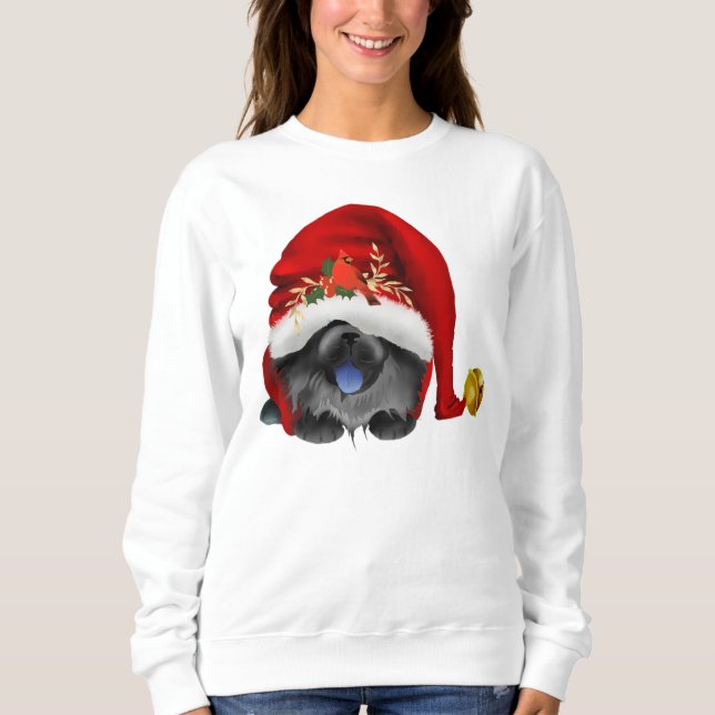 GNOME 4 LES CHOWLIDAYS - Sweatshirt Black Chow (Devant)
