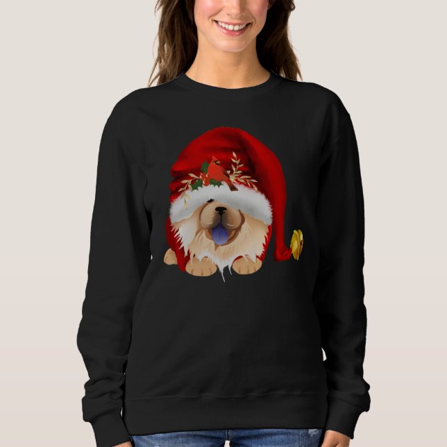 GNOME 4 LES FÊTES DE NOËL - Sweatshirt Rouge Chow (Devant)