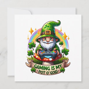 Gnome de joueur de la Saint-Patrick