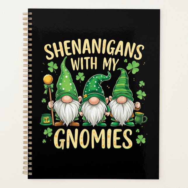 Gnome de la Fête de la Saint-Patrick Chanceux Trèf (Devant)