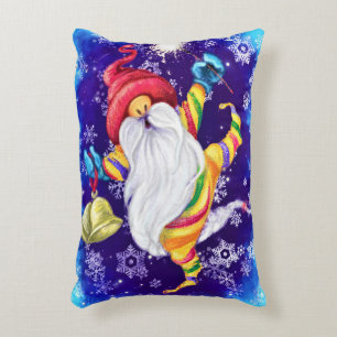 Gnome de Noël avec Coussin d'accentuation de cloch