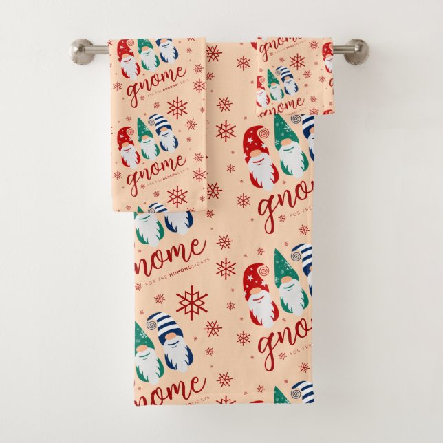 Gnome de Noël Hygge pour les fêtes de neige (En situation)