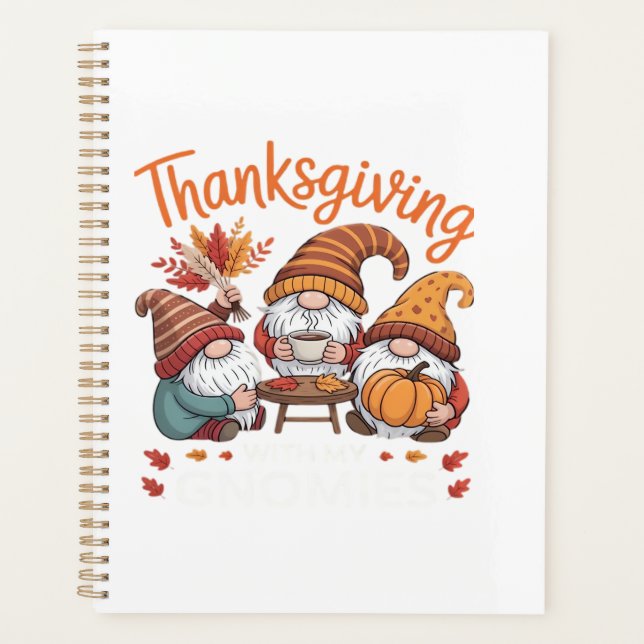 Gnome de Thanksgiving Léopard d'automne Dinde T es (Devant)