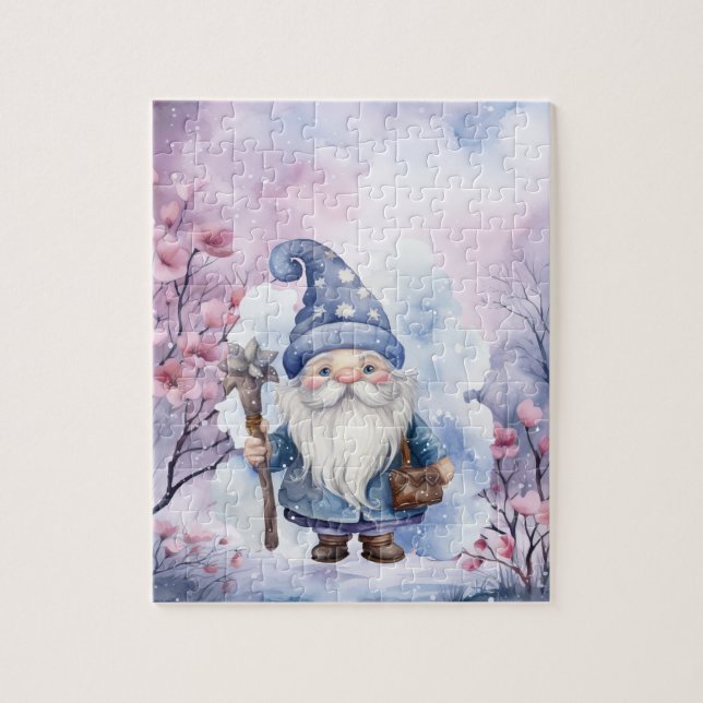 Gnome d'hiver Complexité moyenne_01 Jigsaw Puzzle (Vertical)