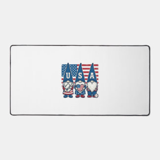 Gnome drapeau USA patriotique dessin vectoriel vin
