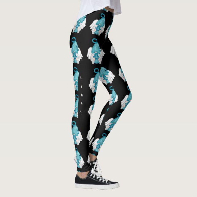 Gnome Libra Astrologie Signal Angel Leggings (Droite)