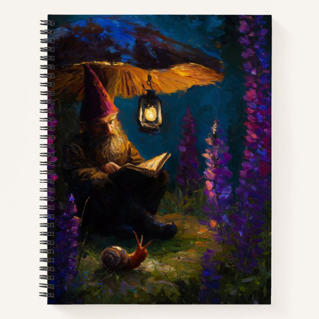 Gnome Lire un livre 1 (Devant)