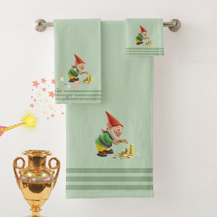 Gnome & Or, Trois Bandes sur Vert Laurier Clair 