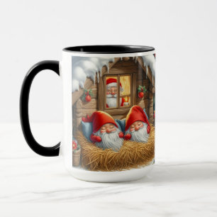 Gnome Sent Dormir Café de Noël Mug