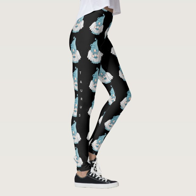 Gnome Taurus Astrologie Signal Ange Leggings (Droite)