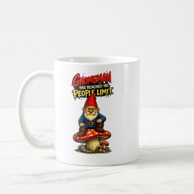 Gnomeman a atteint sa limite de personnes Mug (Gauche)