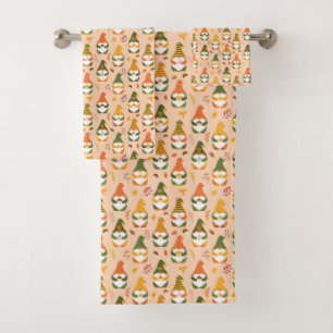 Gnomes d'automne dans le Motif forestier