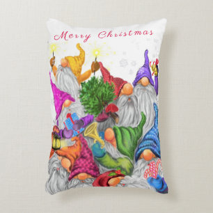 Gnomes de Noël Accent Coussin cadeau